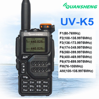 Portable Radio QUANSHENG UV-K5 UHF VHF 5W Wireless Frequency Copy NOAA Scrambler DTMF UV-K58 UV-K6 Two Way Radio