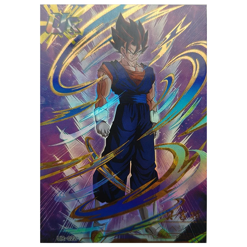 Anime NARUTO Rare UR Refraction Foil Bejita Yonsei Torankusu Gotenks Android 18 Toys for boys Collectible Cards Birthday Present