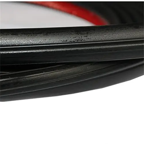 

Universal Upgraded with Double-Side Adhesive Tape 1.8m Rubber Sealed Strips Trim Installed Under Front Windshield Wiper Panel