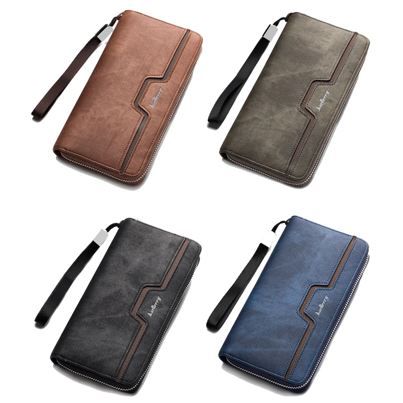 Long Clutch Bag For Phone Men Women Wallet Male Female Ladies Girl Coin Money Purse Card Holder Wristlet Luxury Pouch Cardholder