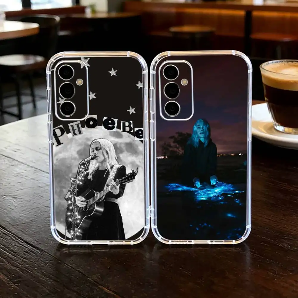 Singer-P-Phoebe B-Bridgers Phone Case Transparent Silicone Soft For SamsungA10,12,20,21S,30,31,40,50,51,52,70,71