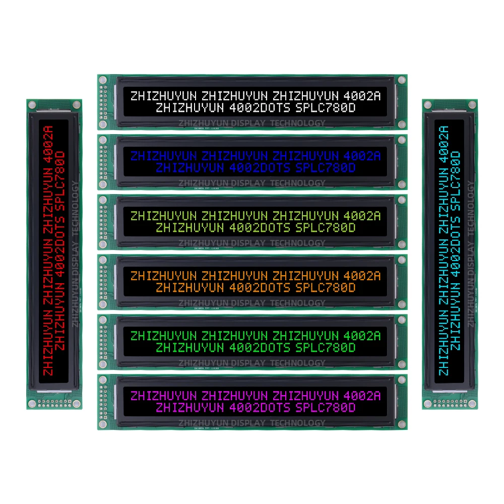 Исходный заводской многоязычный LCD4002A символьный экран BTN черная пленка фиолетовые символы SPLC780D контроллер