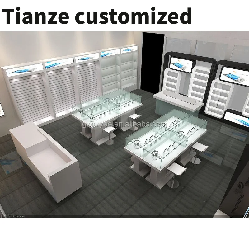 Customized-Best Mobile Shop Interior Furniture Design, China Supplier Mobile Phone Store Equipment