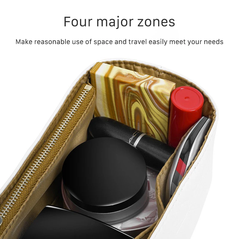 EverToner Inner Bag Insert Organizer Dupont Paper Storage Durable Bag Liner Support Shaper For l-v Vanity Bag Organizer