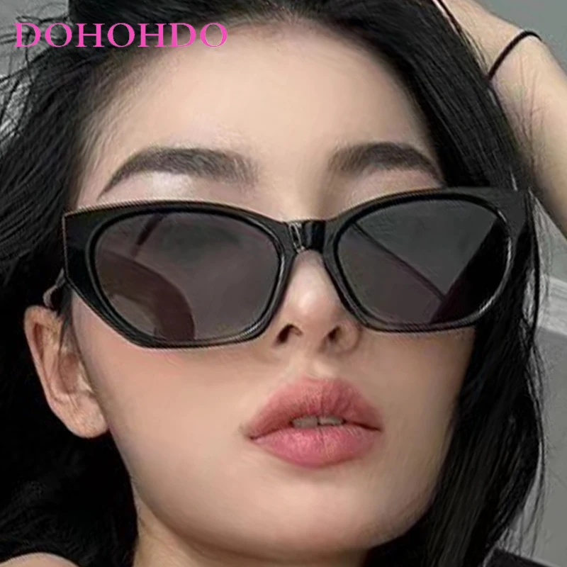 

Fashion Trendy Cat Eye Women Sunglasses Luxury Designer Retro Big Frame Men Sunglass Outdoor Driving Shades Female Lentes UV400