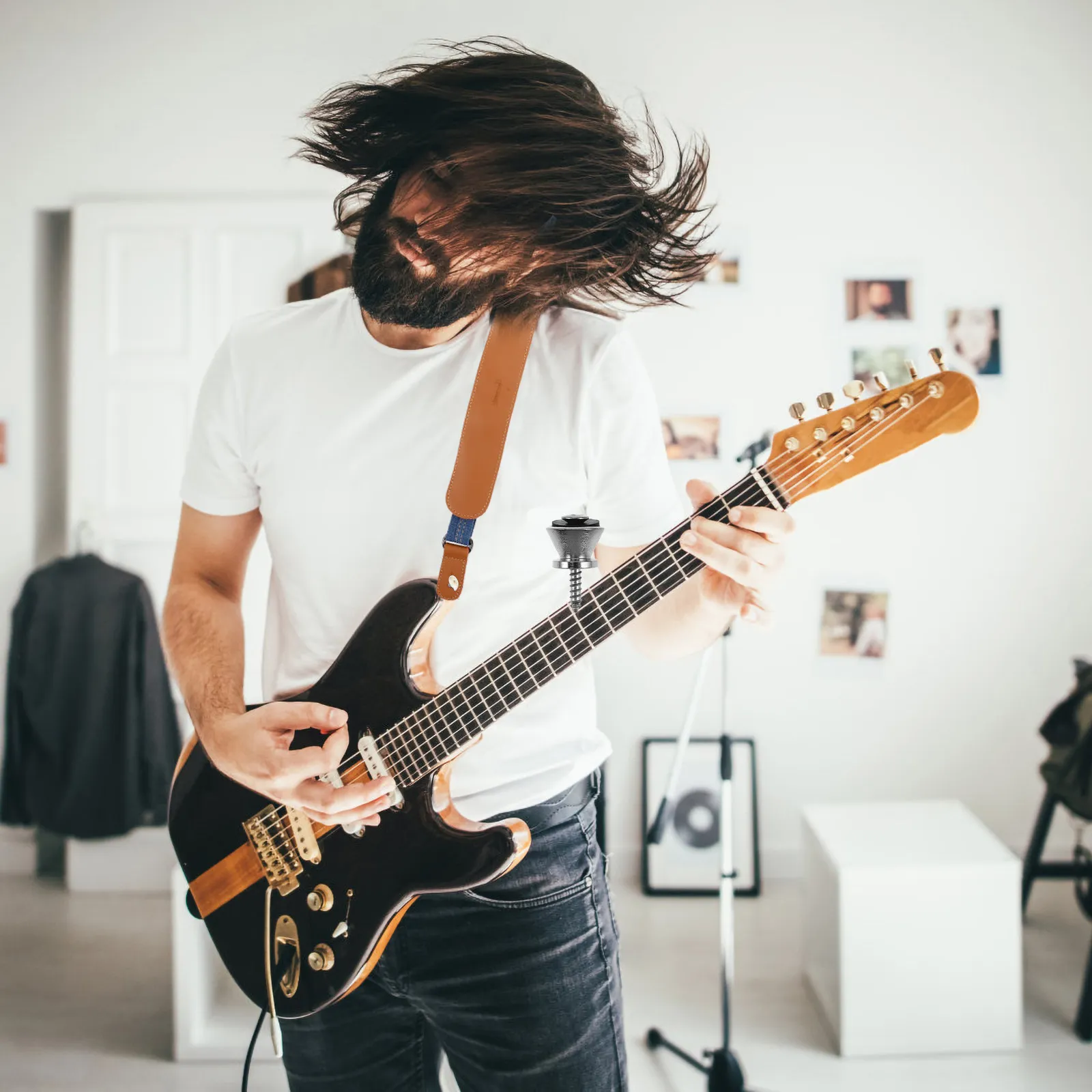 

Универсальный ремень для укулеле, регулируемый, с мягкой подкладкой, для ношения через плечо, с креплением на конец, из прочного нейлона, для всех размеров.