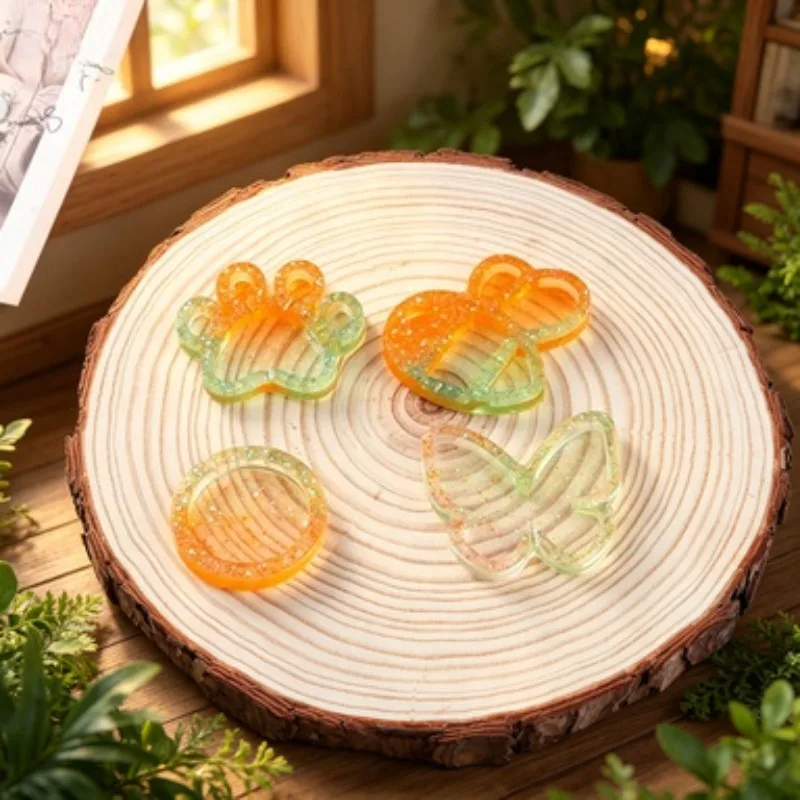 Resin Silicone Mold, bee and butterfly with hanging holes decorative silicone mold for DIY scented candles