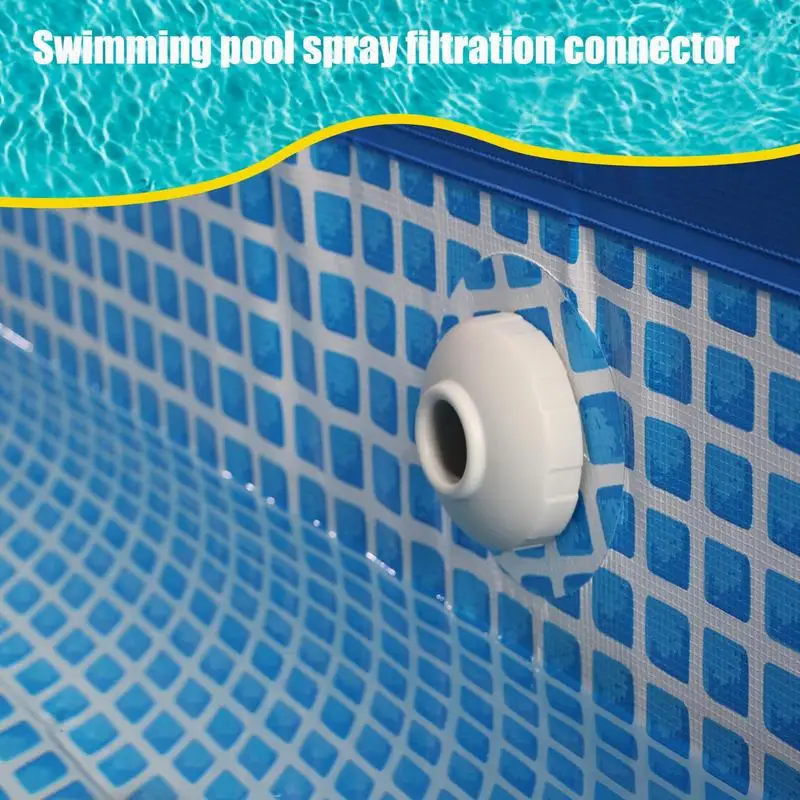 

Pool Water Jet Connector Strainer Connector Replacement for Pool Sturdy Construction swimming Pool parts for Home Pool Garden