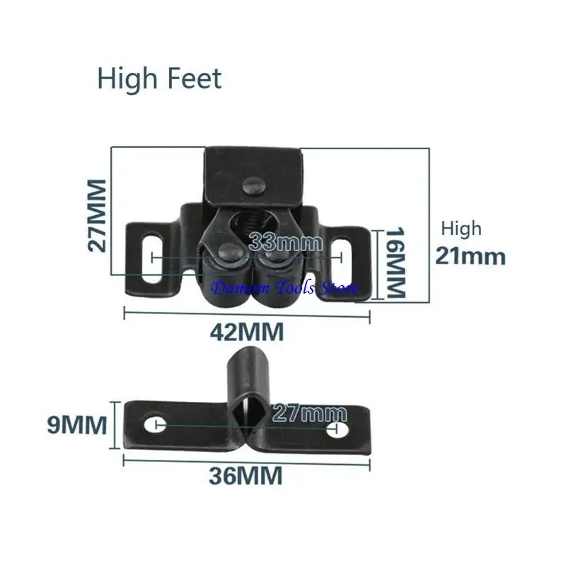 

57be Home Retro Cabinet Gardreobe Door Double Roller Catch Chants Song Hold Cupboard Cabinet Adware Adware