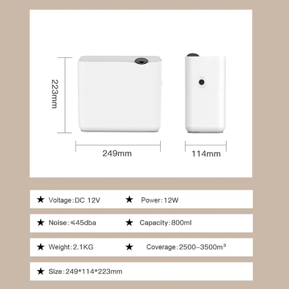 Hotel Commercial Diffuser For Essential Oils Large Room Aromatherapy Machine Wifi Bluetooth Electric Fragrance Oil Diffuser