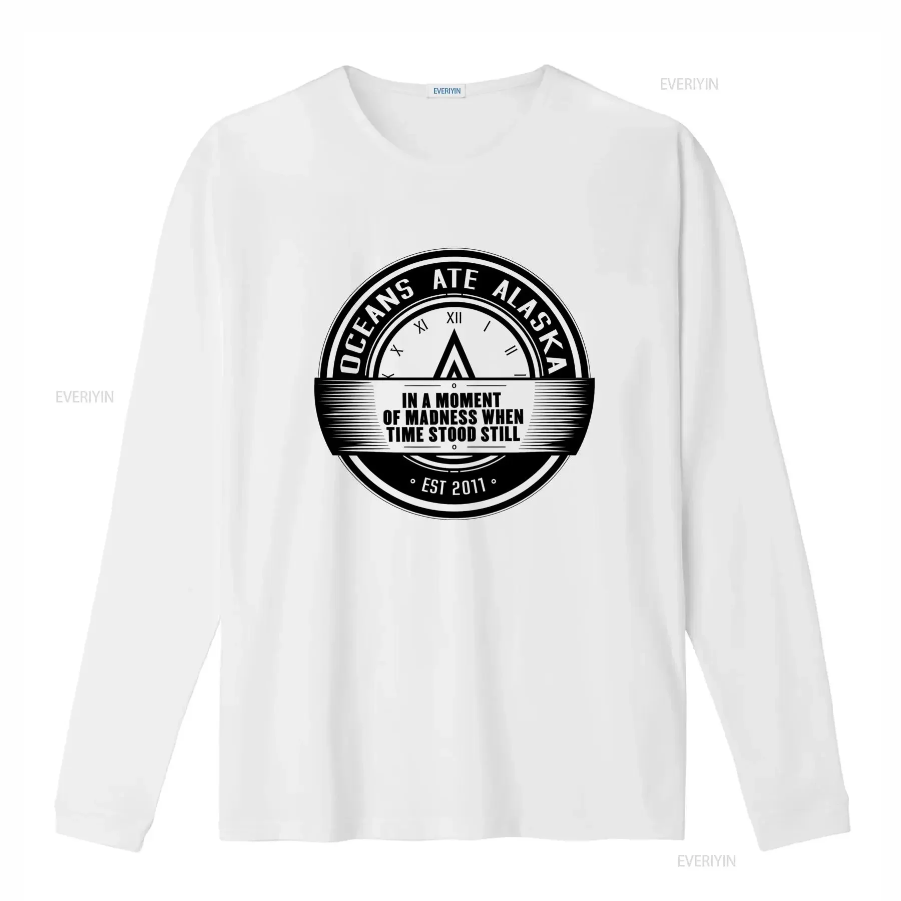 Oceans Ate Alaska Mens T Shirt Vintage Clock Face Logo In A Moment Of Madness 2011 Est Design vintage Washed Versatile