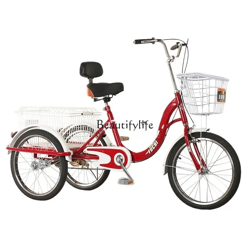 

FGBicicletta da trasporto triciclo LH per lo shopping e la camminata comoda bicicletta