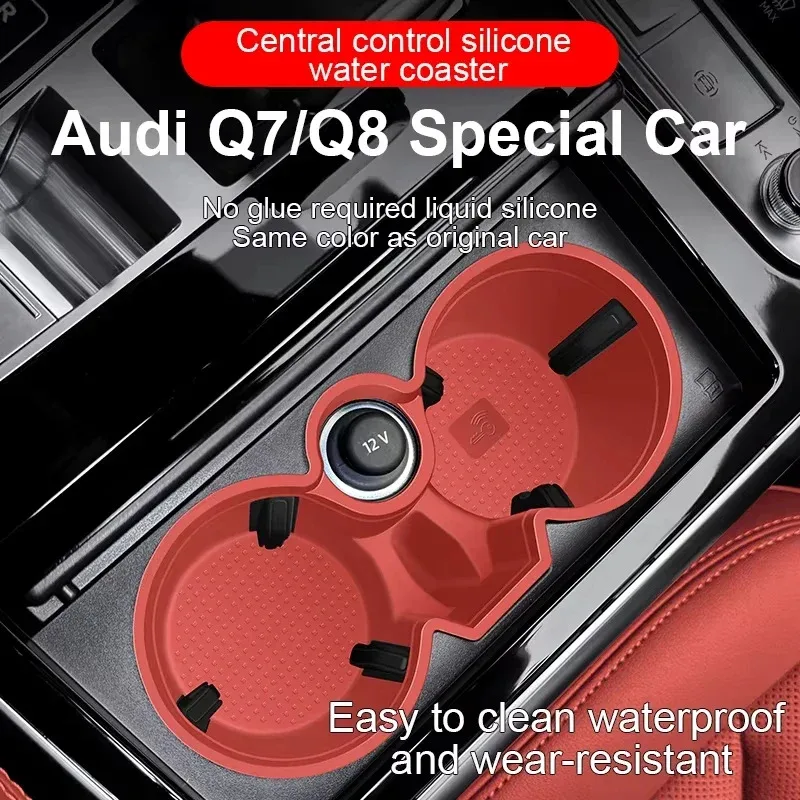 

Suitable for Audi 2020-2025 Q7 Q8 water coaster water coaster rack anti-dirty cars accessories car interior protection
