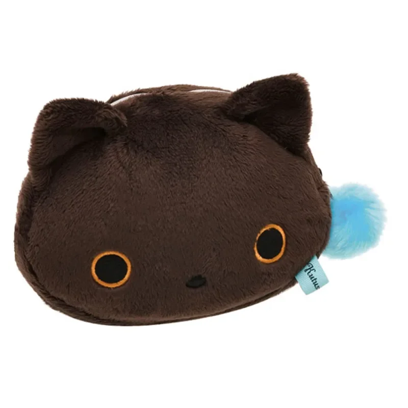 

Kutusita Nyanko Plush Coin Purse Black Cat Cute Kawaii Coin Wallets Women Mini Small Coin Pouch Money Bag