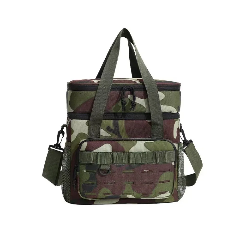 Portable Picnic Bag Fresh-keeping Oxford Cloth Lunch Bag Large Capacity Insulated Food Bag Camping