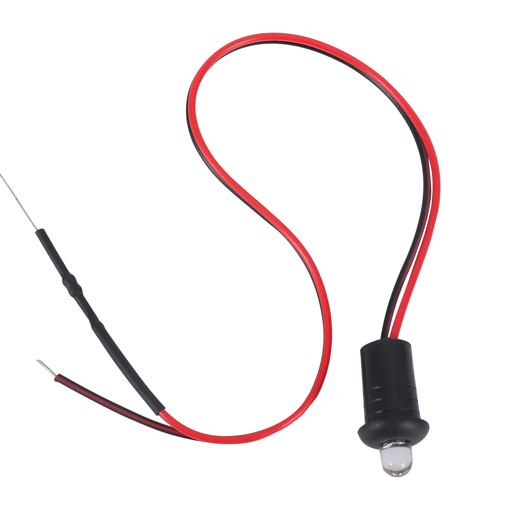 Alarma de coche falsa intermitente, luz Led roja, 12V