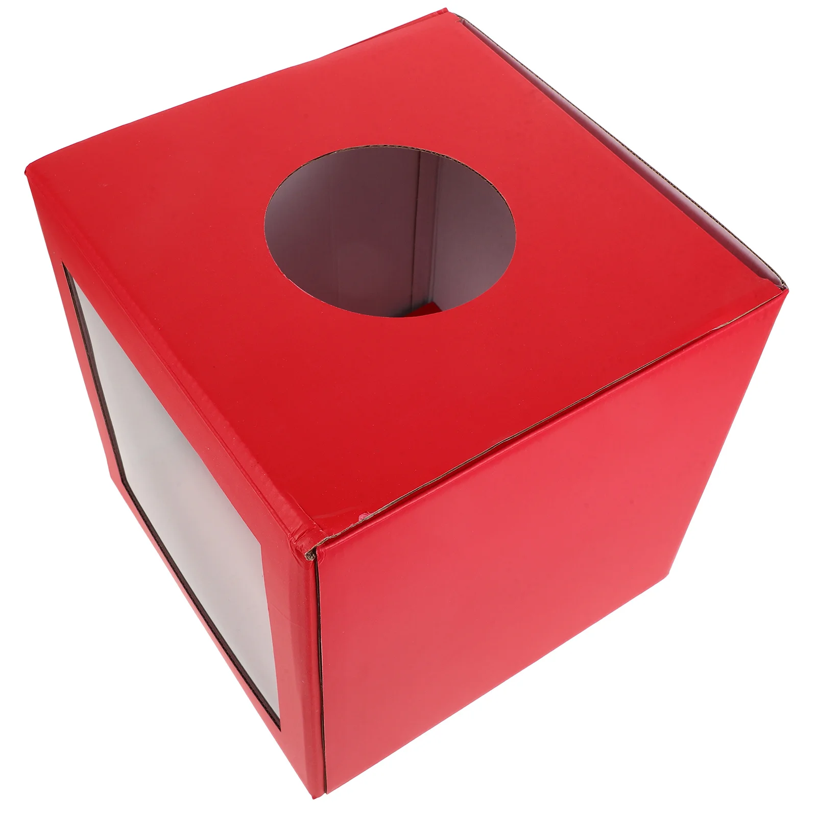 

Ballot Box Cardboard Large Capacity Lottery Raffle Donation Storage Case Suggestion Voting Multi Function Meeting Activity Box
