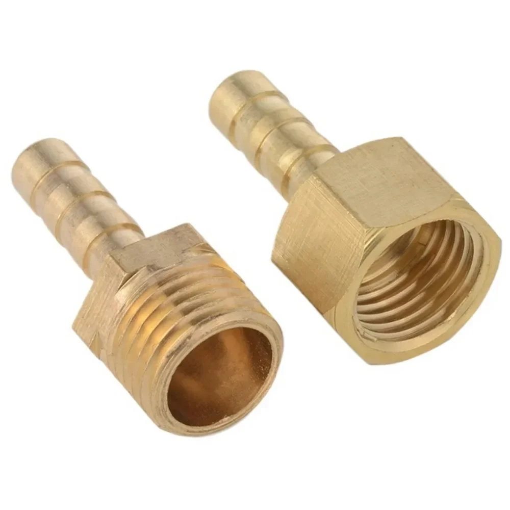

M3/4/5/6/8/10/12/14 Metric Male Female To 2.5 3 4 5 6 8 10 12 mm Hose Barb Brass Coupler Pipe Fitting Connetor Water Gas Fuel