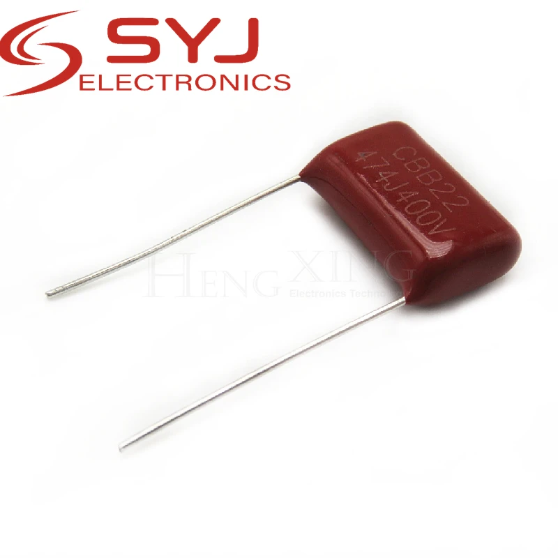 5piece CBB22 Film Capacitor 400V474J 474J400V 0.47UF Foot Spacing 15mm