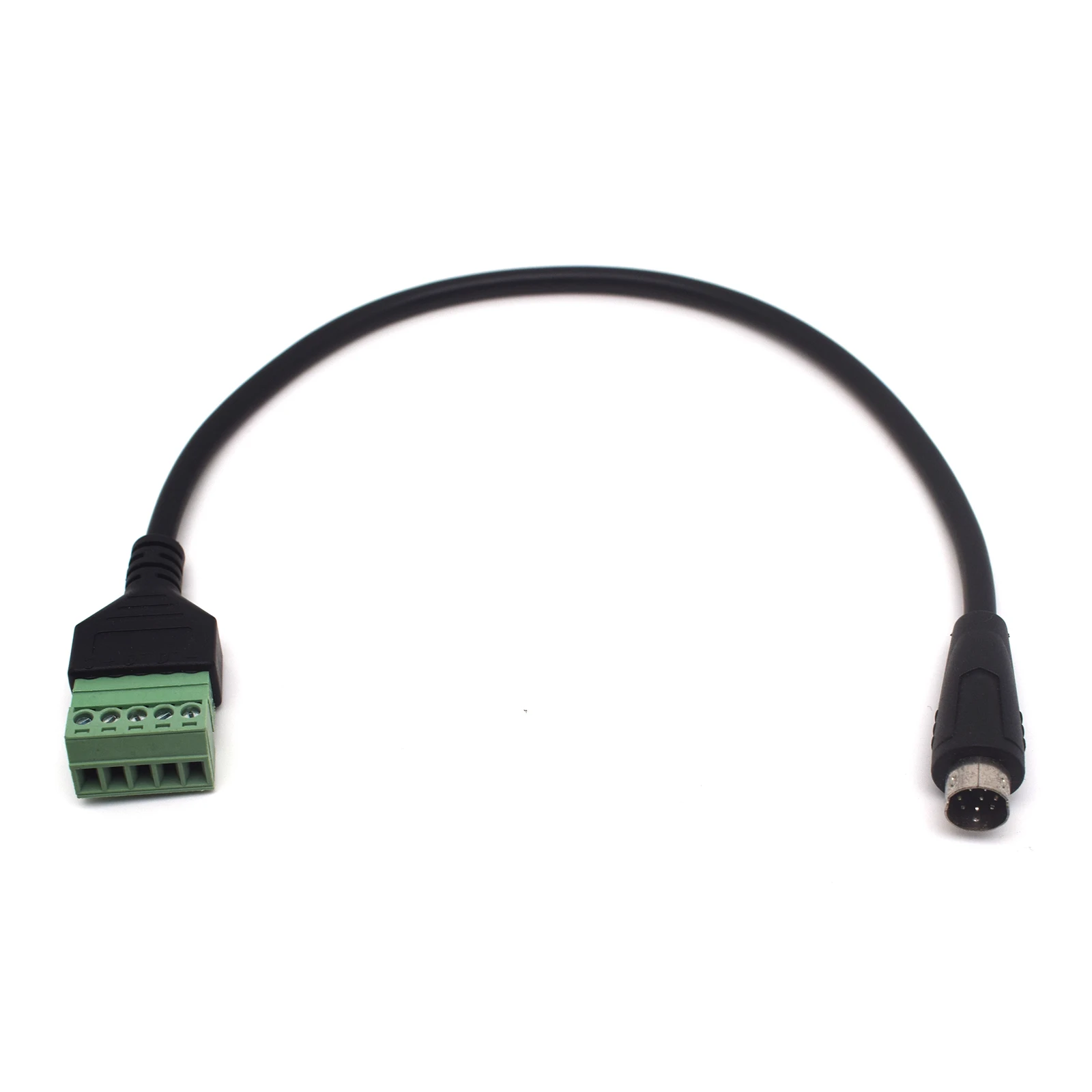 8-Pin Mini DIN Male to 5-Pin Screw Terminal Block Cable DIY Wiring Adapter lot