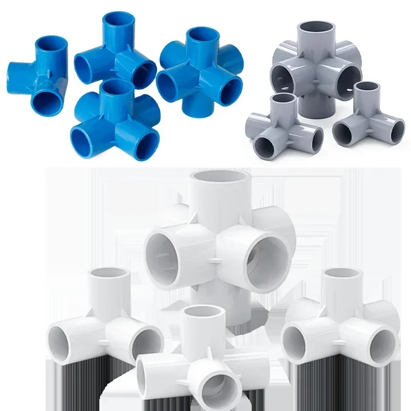 PVC Three-Dimensional Multi-Port Junction Fitting for Water Distribution Systems Diameter Range 20 to 40 Millimeters Compatible