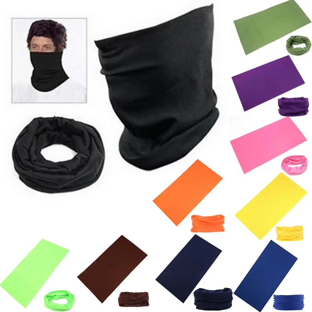 Winter Warm Cycling Head Scarf Wrap Balaclava Neck Gaiter Face Cover Bandana Hiking Camping Hunting Running Neck Tube Scarf