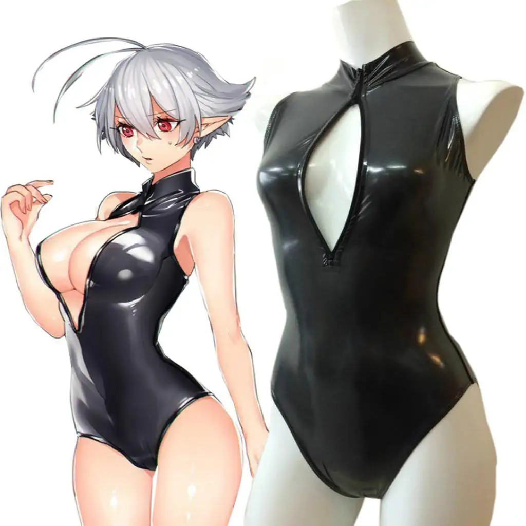Anime Swimsuit Sukumizu Japanese School Swimsuit Sexy Girls Catsuit for Festival Cosplay