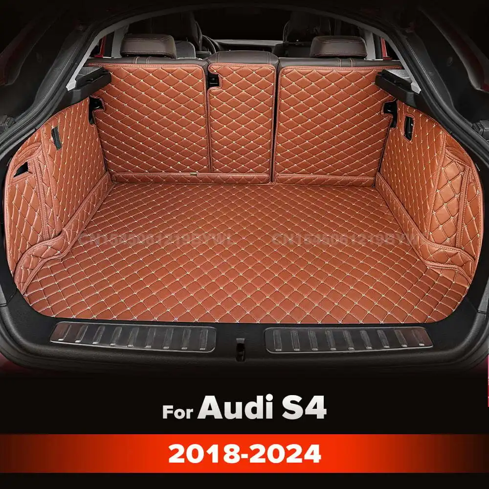 

For Audi S4 2018-2024 23 22 21 20 19 Auto Full Coverage Trunk Mat Car Protective Pad Cargo Liner Interior Accessories