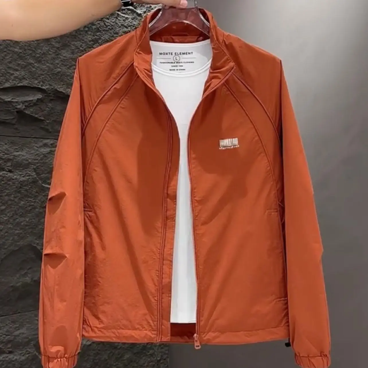 

Спецодежда в стиле ретро, мужская куртка с воротником-стойкой, свободная, высококачественная, уличная, функциональный дизайн, осенняя новинка, молодежная одежда (9з Лун Све