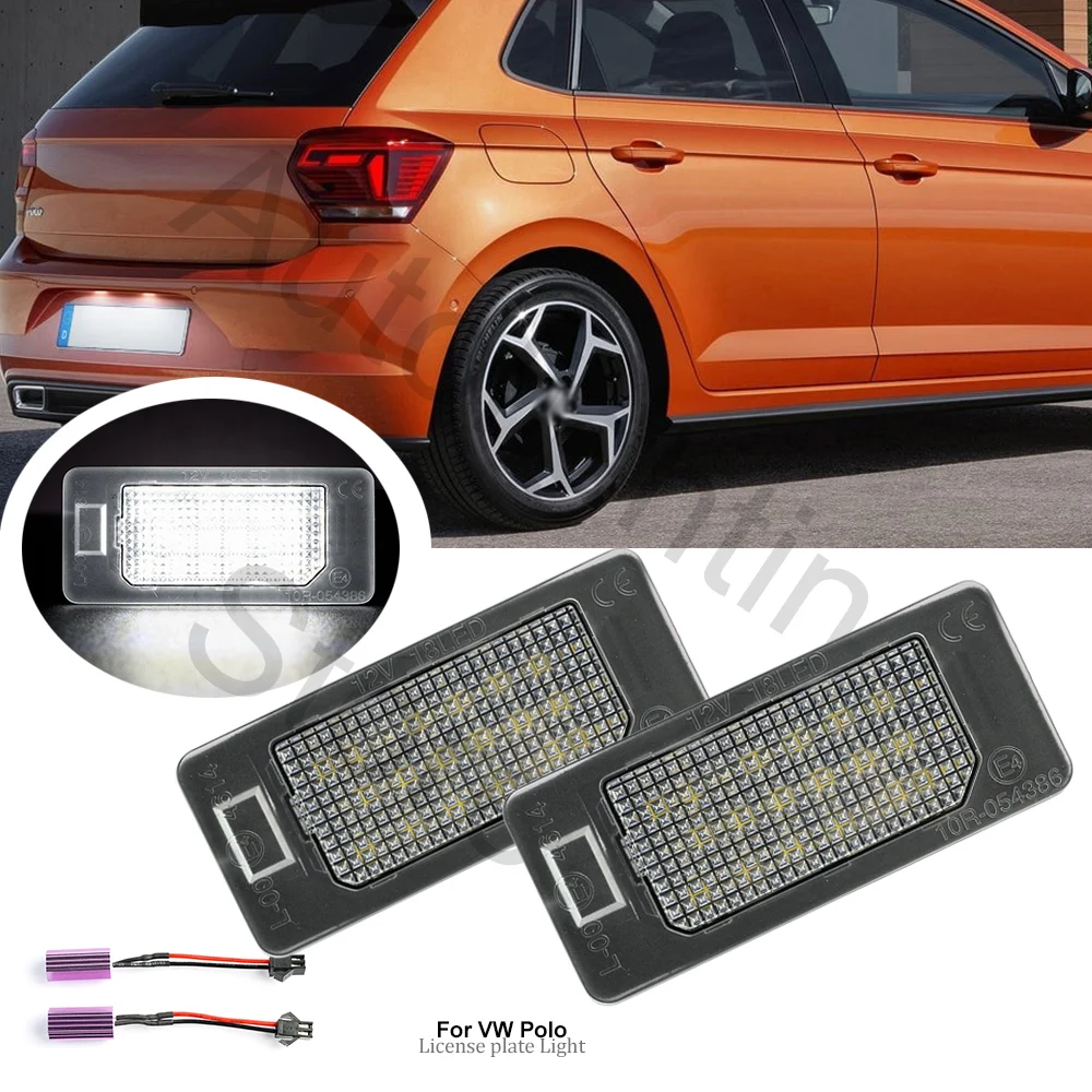 2 pz per VW Polo Sedan 60 61 2009 2010 2011 2012 2013 2014-2020 luci targa Canbus fanali posteriori luci posteriori