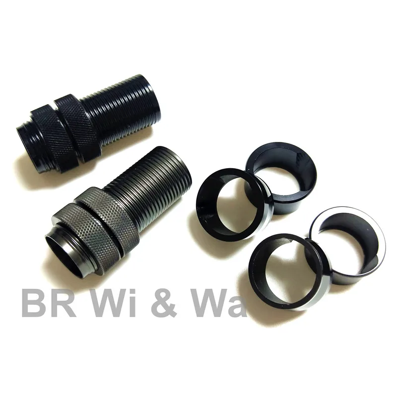 BR Wi&Wa Heavy Reel Seat Hardware  Aluminum reel seat skeleton And Wood part  High quality 1PC