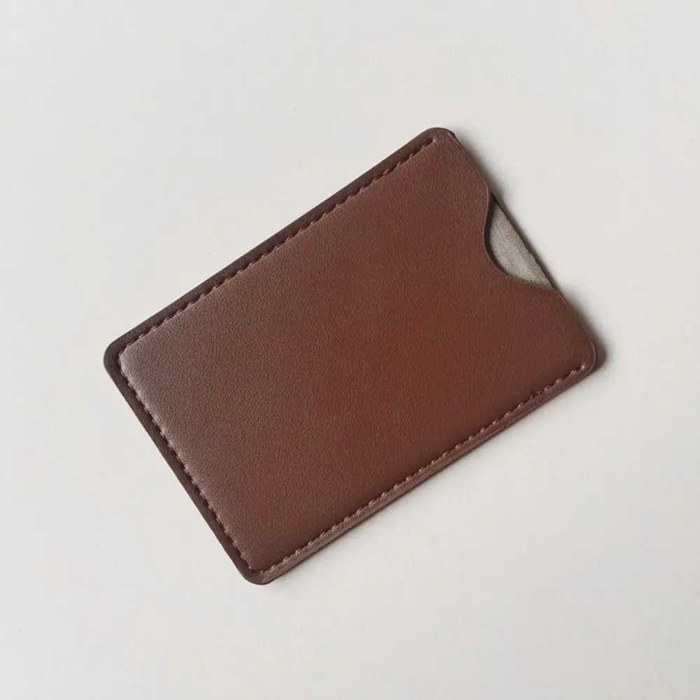 Ultra-Thin RFID Card Holder PU Leather Soft Lining Credit Card Sleeve Anti-Demagnetization RFID Blocking Bank Card Protector