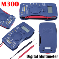 Digital Multimeter M300 Ultra-thin Mini Pocket Integrated Multimetro Smart AC DC Auto Voltmeter Ohm Handhold Electric  Tester