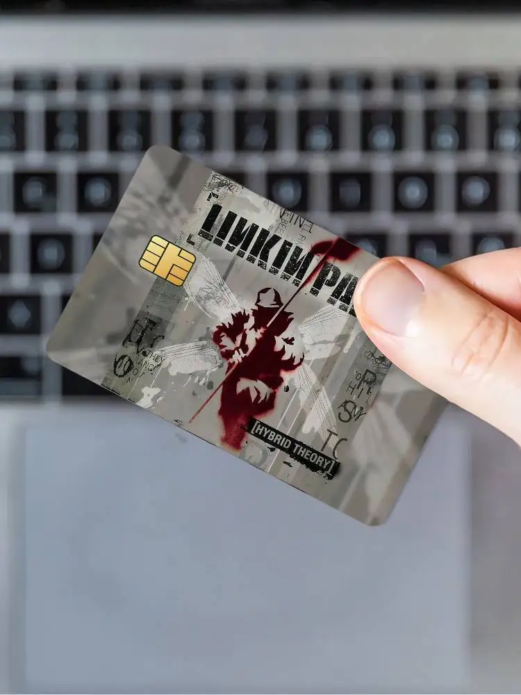 L-Linkin P-Park RockBand From Zero Bank Debit Decorative Protection Bus Subway Credit Card Stickers