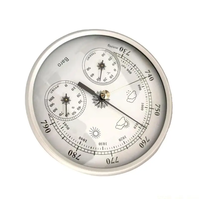 Picture 4: A2BE Barometer Thermometers Hygrometer Anglers Weather Companion 130mm Diameter Gauge