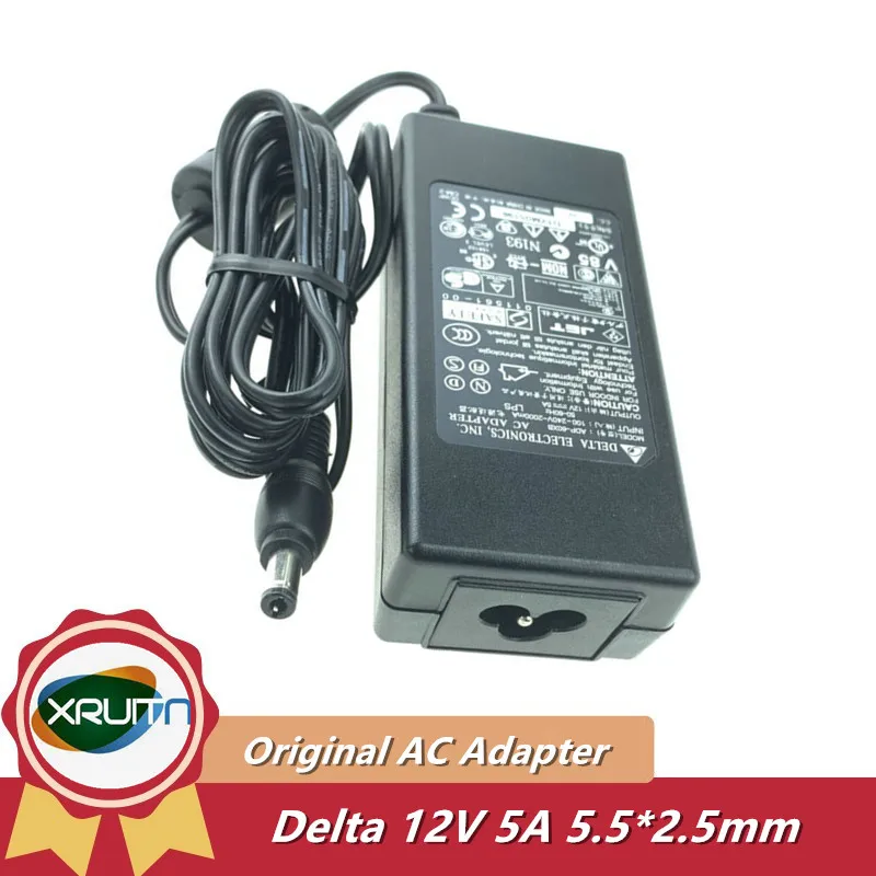 

Genuine Delta EADP-60KB B 60W 12V 5A AC Adapter Charger for NETGEAR STORA NAS MS2110 Power Supply Adaptor 740-066473 DA-60N12-B