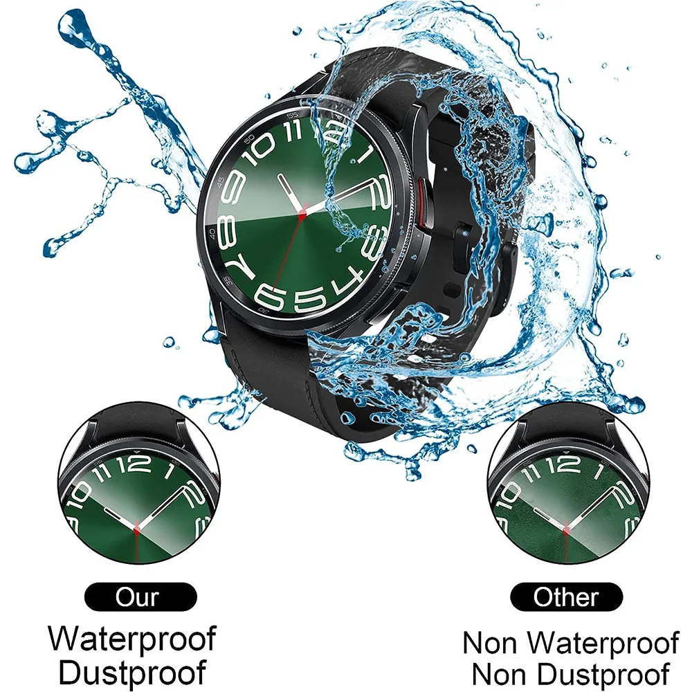 

BEHUA 3 шт. закаленная стеклянная пленка для Samsung Galaxy Watch 6 40 мм 44 мм Watch6Classic 43 мм 47 мм HD прозрачная защитная пленка для экрана