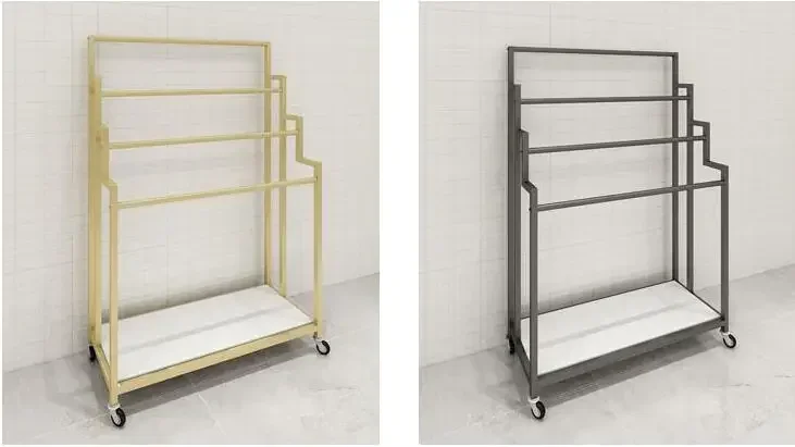 

Scarf rack, silk scarf display rack, gold iron display rack