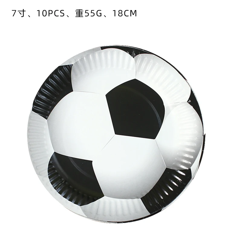 Hot White Football Birthday Party Supplies Soccer Decor Foil Balloons Tableware Paper Plate Napkin Baby Shower Party Supplies