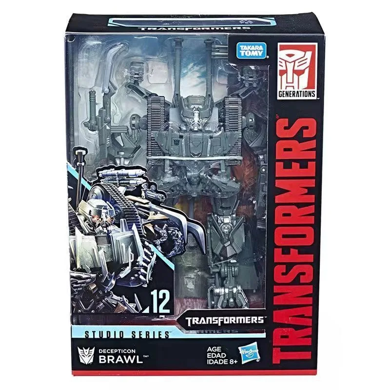 Original Takara Tomy Hasbro Transformers Movie 10th Anniversary SS12 Brawl Boxed Brinquedos Infantis Transformers Educacional Figura