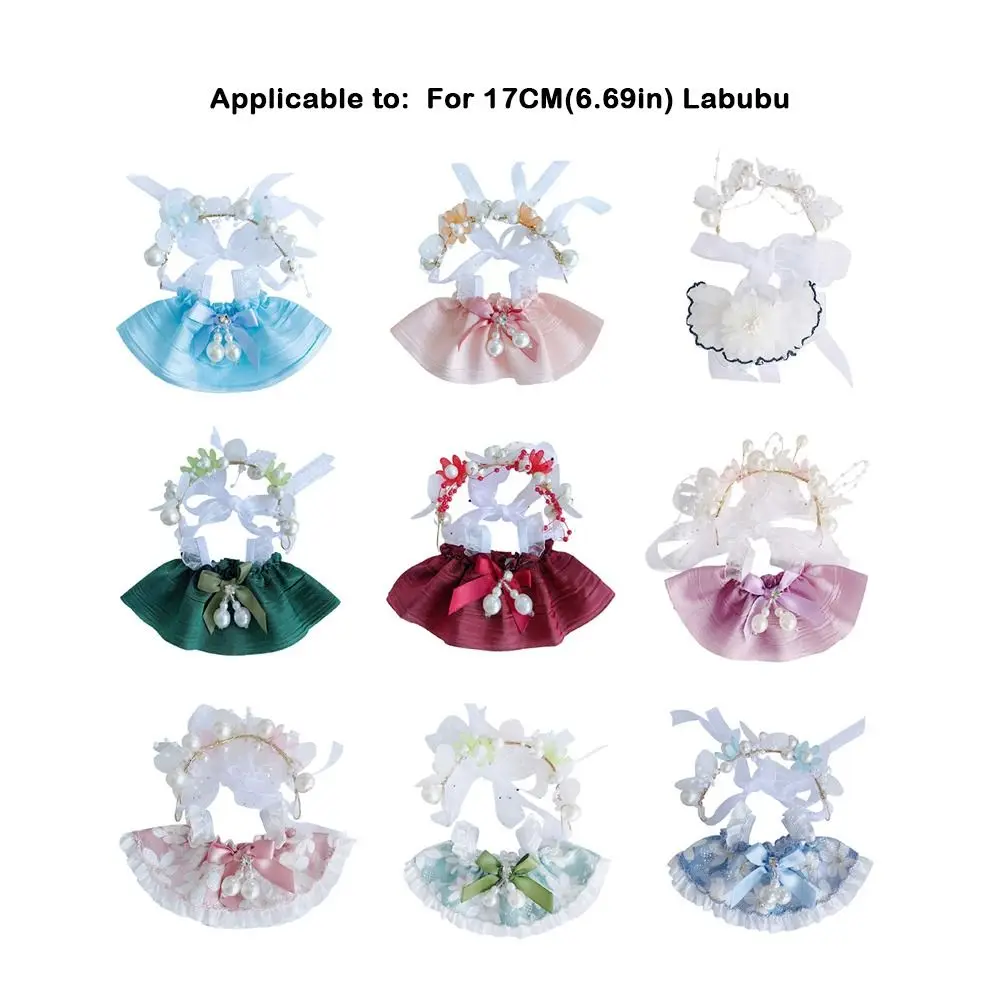 Moda multi cor para vestidos de substituição artesanal boneca vestido conjunto diy para bandana conjunto casa bonecas