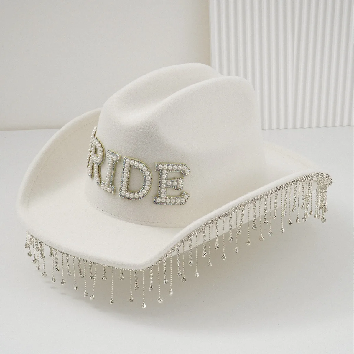 

Rhinestone Cowboy Hat Luxury Top Hat for Women Men Party Festival Accessories Country Music Concert Cowgirl Headwear