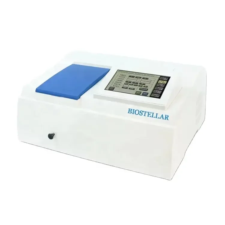 BIOSTELLAR N2 single beam VIS Spectrophotometer 7-inch multi color touch screen  325-1100nm Wavelength Range