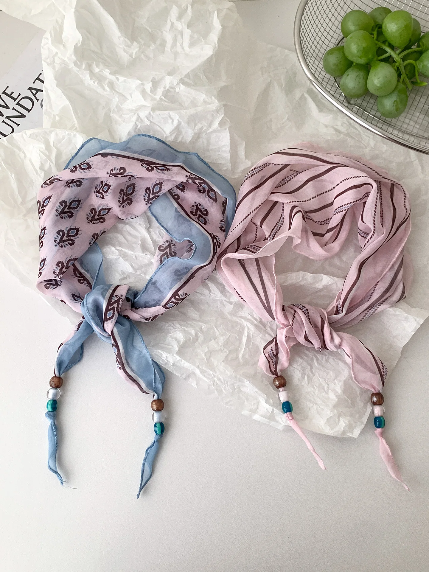 Spring Summer 2026 New Style Country Chic  Scarf Thin Fashionable Breathable Women's Neck Scarf Accessory