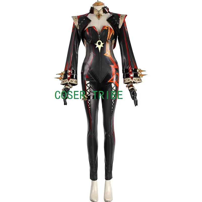 Genshin Impact Mavuika Pyro Archon Game Suit Sexy Jumpsuits Uniform Cosplay Costume Halloween Party Outfit Women XS-XXL