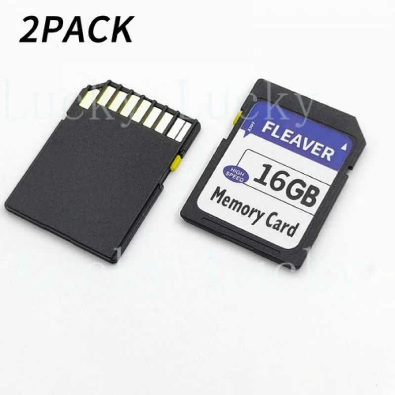 

f for FLEVER 16GB Class 4 SDHC Flash Memory Card - 2 Pack SD CARD Retail Package
