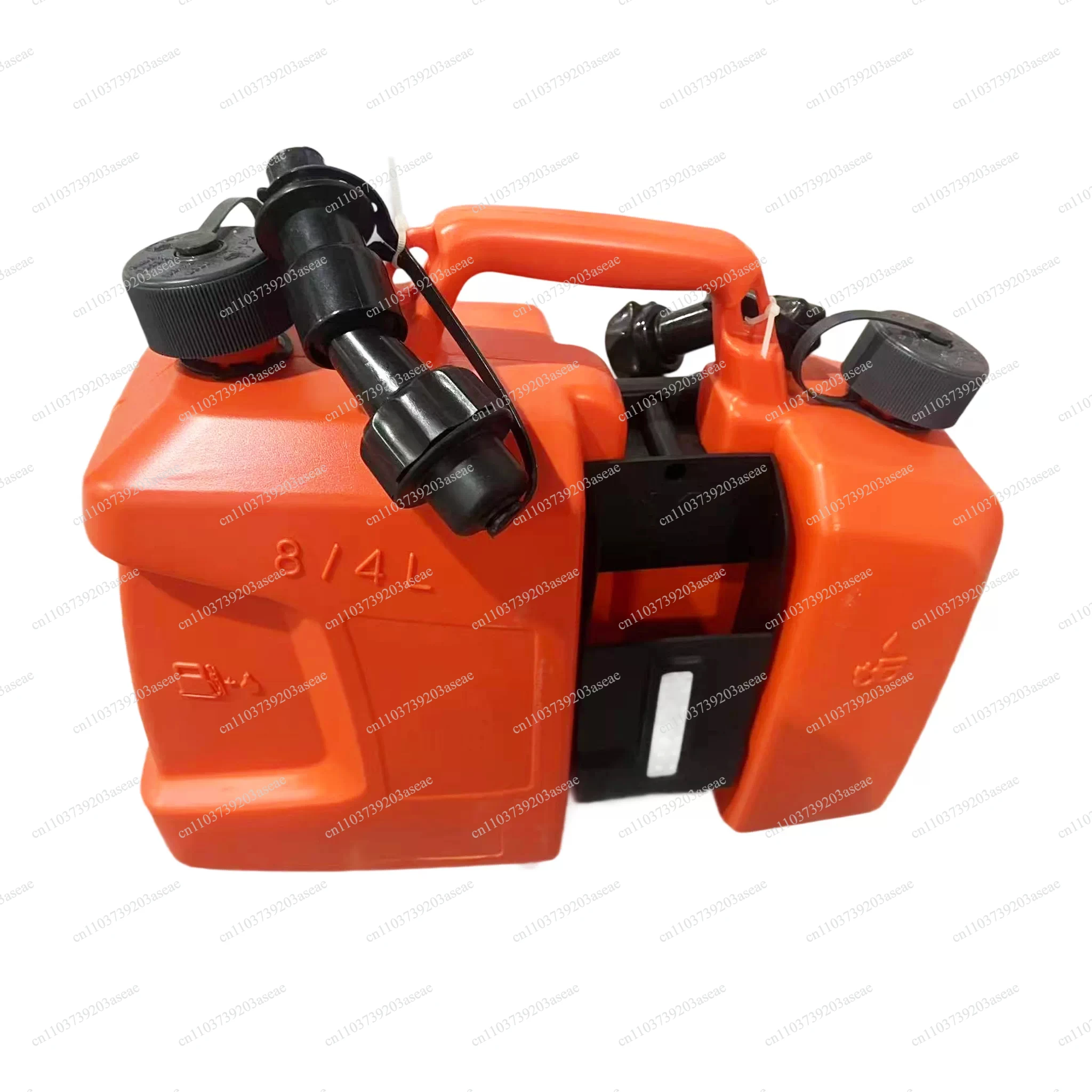 ratio pot Thickened portable oil pot with long nozzle 5 liters  + 2.5 liters chain oil mixed oil pot