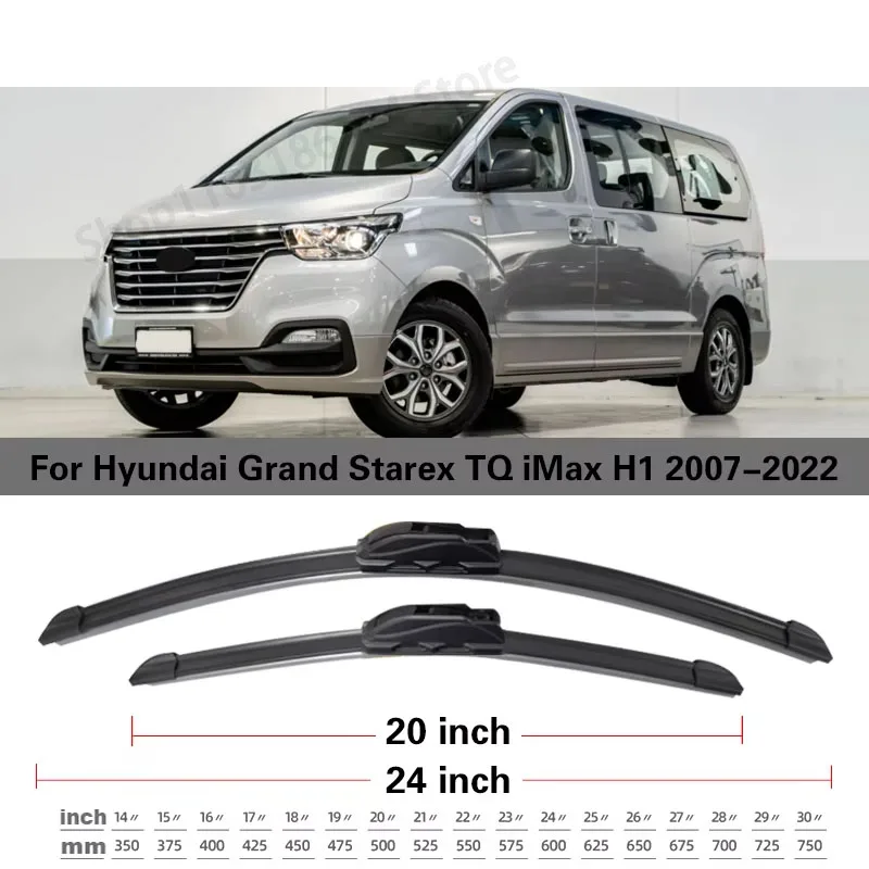 

Car Front Wiper Blade For Hyundai Grand Starex TQ 2007~2022 Royale H-1 iMax H1 Windscreen Windshield Windows Wipers Accessories