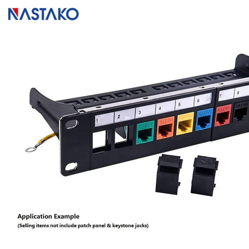 RJ45 كيستون جاك ملء وحدة RJ45 مقرنة يربك المفاجئة في كيستون الإطار لوحة أعمى لوحة لوحدة لوحة التصحيح فارغة