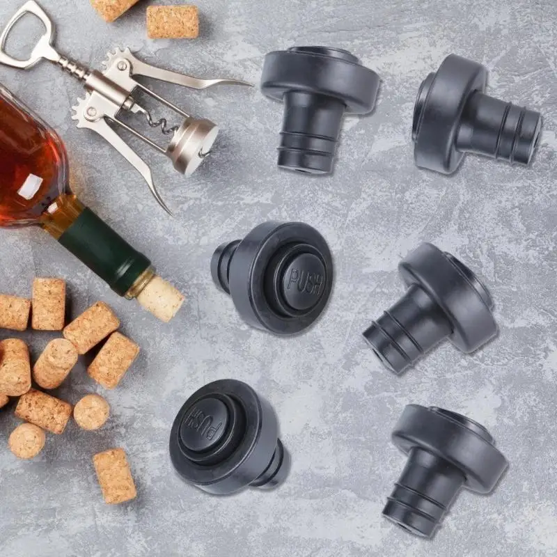 

E8BD Wine Saver Stoppers Silicone Vacuum Seal Bottle Plugs Vacuum Bottle Sealer Wine Tool Accessory Wine Tool Wine Stopper